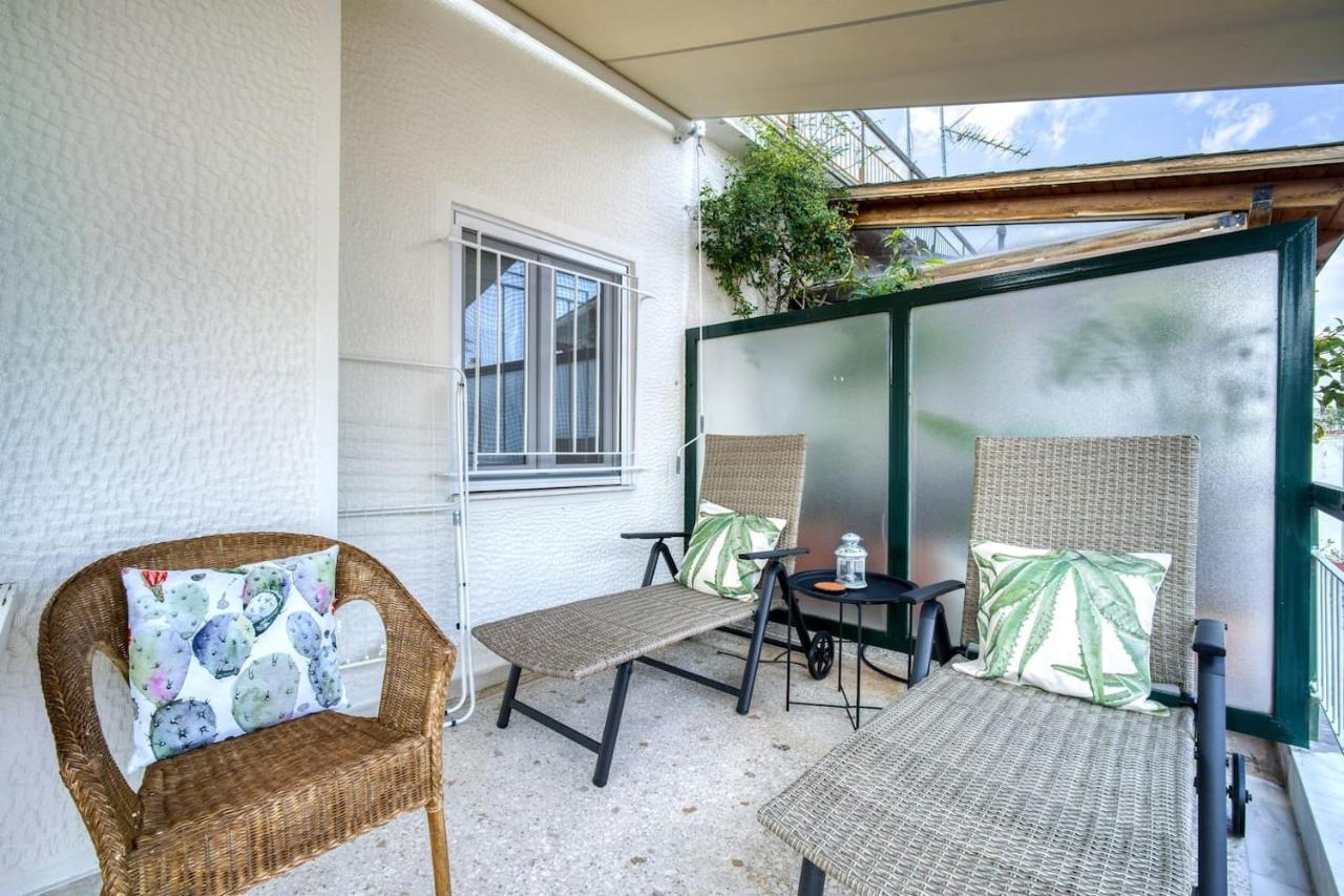 The Cactus Apartment With Large Sunny Balcony Atenas Exterior foto
